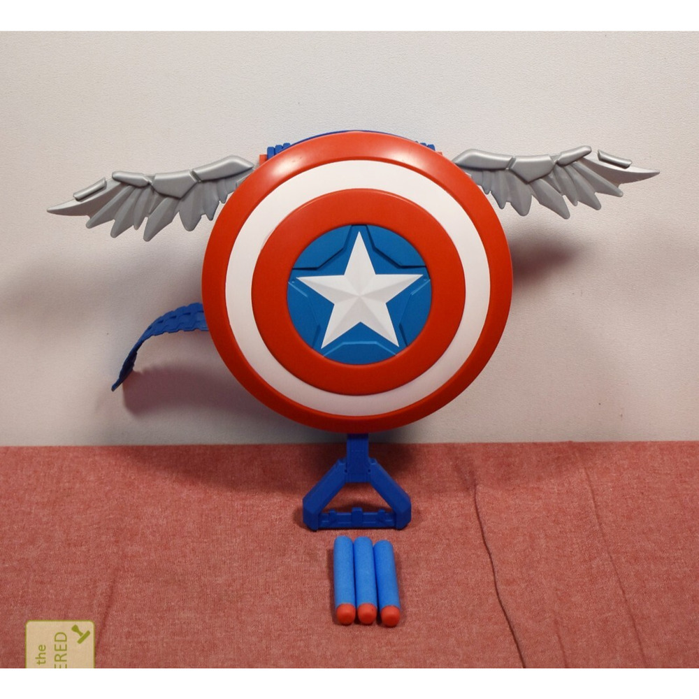 Captain America Brave New World NERF Skyshot Blaster